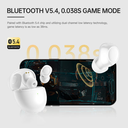iKF Echo Wireless Bluetooth Earbuds ,Lightweight Earphones ,3D Panoramic Sound,30H Playtime,IPX4 For Sports