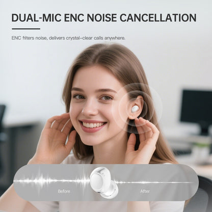iKF Echo Wireless Bluetooth Earbuds ,Lightweight Earphones ,3D Panoramic Sound,30H Playtime,IPX4 For Sports