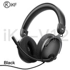 iKF V12 Wired Gaming Headset Over-Ear Headphones for 7.1 Surround Sound