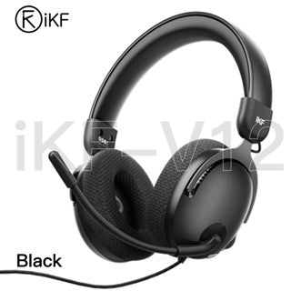 iKF V12 Gaming Headset Wired Over-Ear Headphones for 7.1 Surround Sound Compatible with Win/ PC