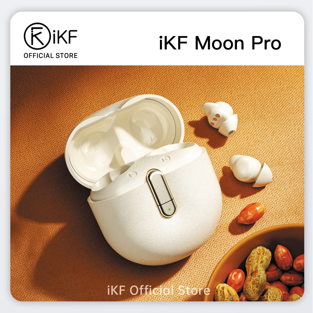 iKF Moon Pro Invisible Sleep  Wireless Earphones Noise Cancelling for Sleeping Quiet-Comfort Mini Sleep Bluetooth V5.3 Hidden Earbuds