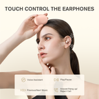 iKF Air Clip Wireless Earbuds Open-Ear Air Conduction Earphones Sports Ear Clips