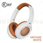 iKF King Pro Active Noise Cancelling Wireless Bluetooth Headphones Power Bass Wired Headset