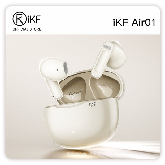 iKF Air01 New version Wireless Bluetooth Earphones Dual Channel Low Latency Panoramic Sound Field Smart multi-point connection