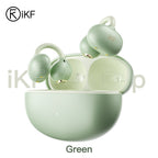 iKF Air Clip Wireless Earbuds Open-Ear Air Conduction Earphones Sports Ear Clips
