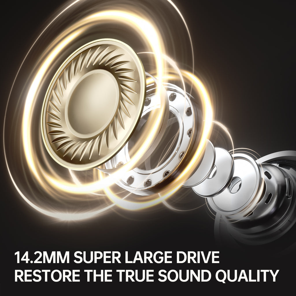 iKF-B1 Wired Earphones 3.5MM/Type-C Semi-in-Ear HiFi Sound Stereo  with For iOS /Android