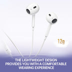 iKF B1 Wired Earphones 3.5mm Type-C Semi-in-Ear HiFi Stereo Sound