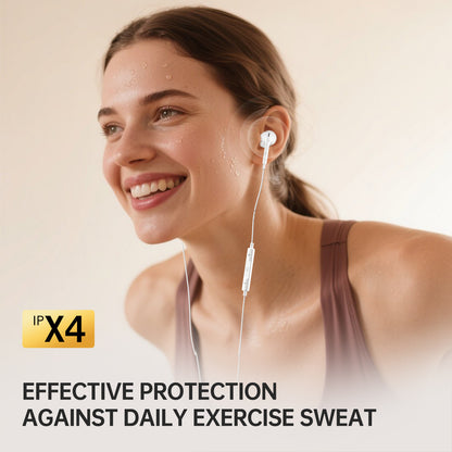 iKF-B1 Wired Earphones 3.5MM/Type-C Semi-in-Ear HiFi Sound Stereo  with For iOS /Android