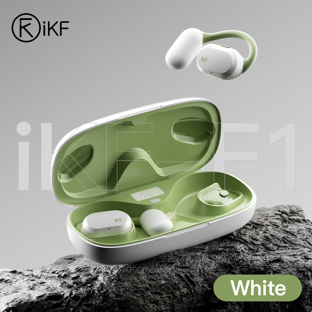 iKF F1 Open Ear True Wireless Earphones Bluetooth OWS Sport ENC Earbuds With Mic IP67 Waterproof HiFi Sound