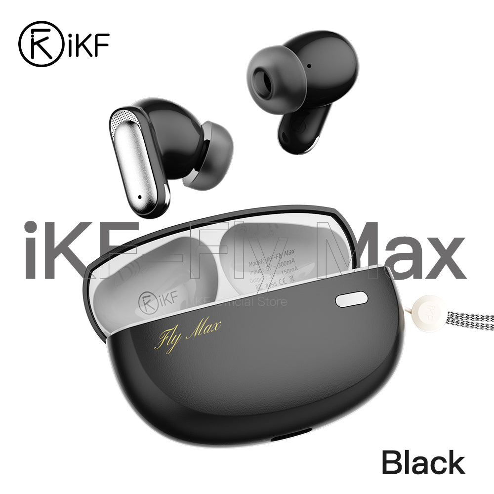 iKF Fly Max Wireless Earbuds Active Noise Cancelling Bluetooth Earphones  In Ear ENC Built-in Mic IPX4 Waterproof Multi-point Connect
