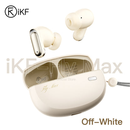 iKF Fly Max Wireless Earbuds Active Noise Cancelling Bluetooth Earphones  In Ear ENC Built-in Mic IPX4 Waterproof Multi-point Connect