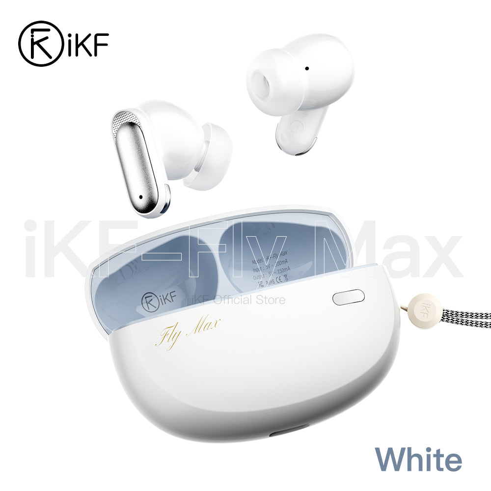 iKF Fly Max Wireless Earbuds Active Noise Cancelling Bluetooth Earphones  In Ear ENC Built-in Mic IPX4 Waterproof Multi-point Connect