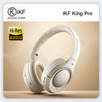 iKF King Pro Active Noise Cancelling Wireless Bluetooth Headphones Power Bass Wired Headset