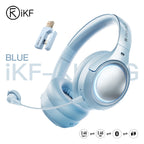 iKF King G Wireless Gaming Headset, Active Noise Cancelling, 2.4GHz & Bluetooth, Virtual 7.1 Surround