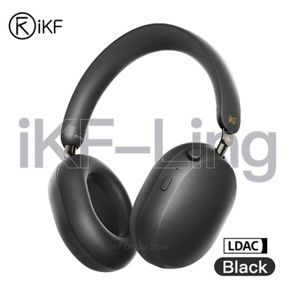 iKF Ling Wireless Bluetooth Headphones, Cartoon, Active Noise Reduction Headset, LDAC Hi-Res
