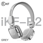 iKF R2 Retro Classic Wireless Headphones-Ergonomic Design, 3.5mm Wired Headset