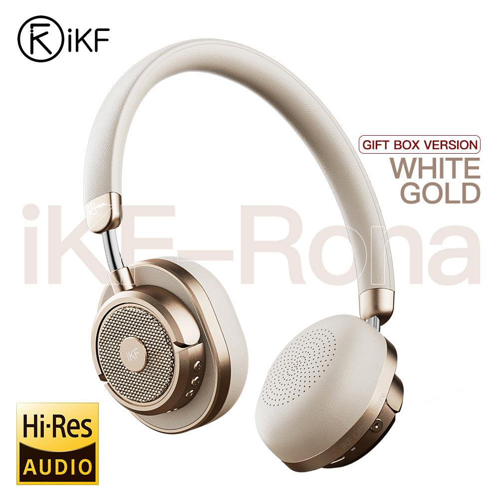 iKF Rona Retro Wireless/Wired Headphones丨 Active Noise Cancelling, for Small Heads & Teens