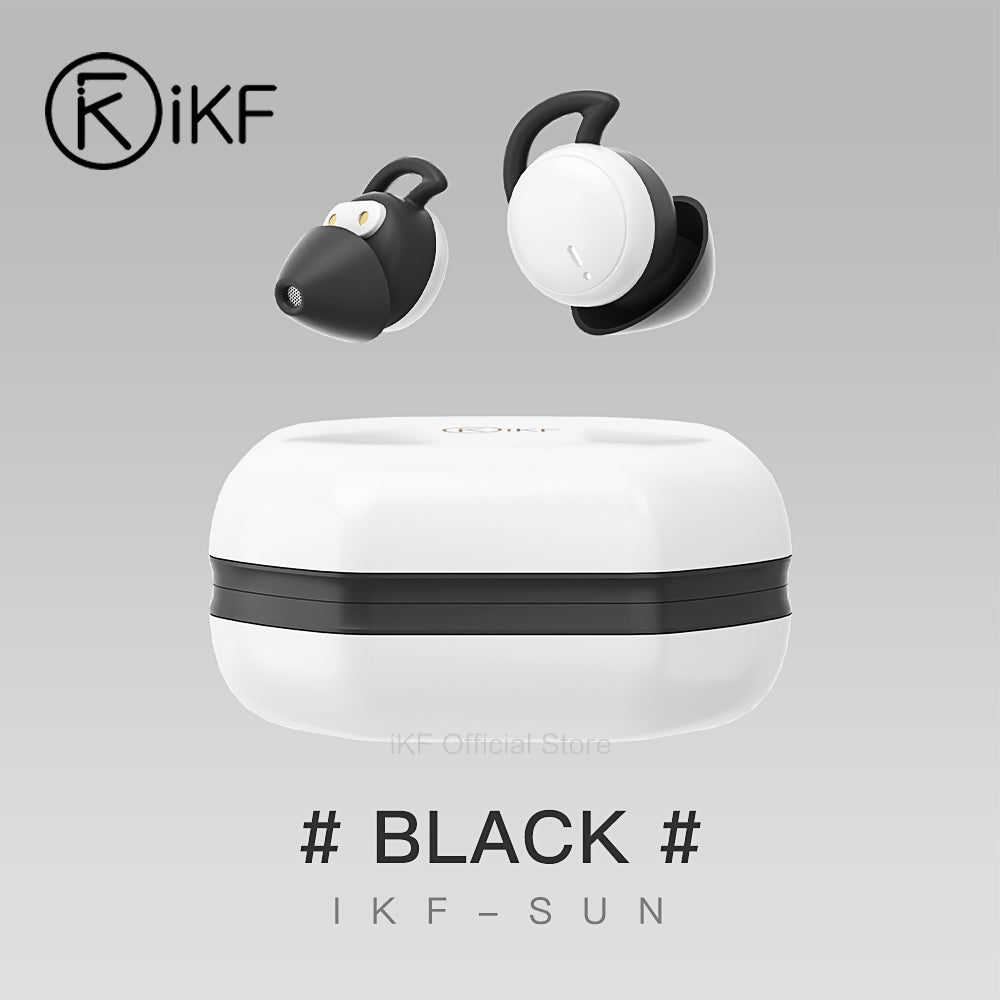 Auriculares inalámbricos iKF Sun Invisible Sleep Earbuds: los más pequeños y ligeros, con cancelación de ruido para dormir, silenciosos y cómodos, con Bluetooth 5.3, para quienes duermen de lado o trabajan.