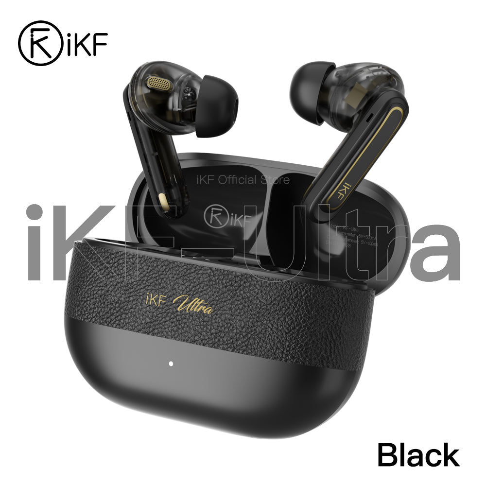 iKF Ultra Wireless Earbuds Active Noise Reducation Bluetooth Earphones Dual-Decive Connection ENC Call Reducation Game Mode