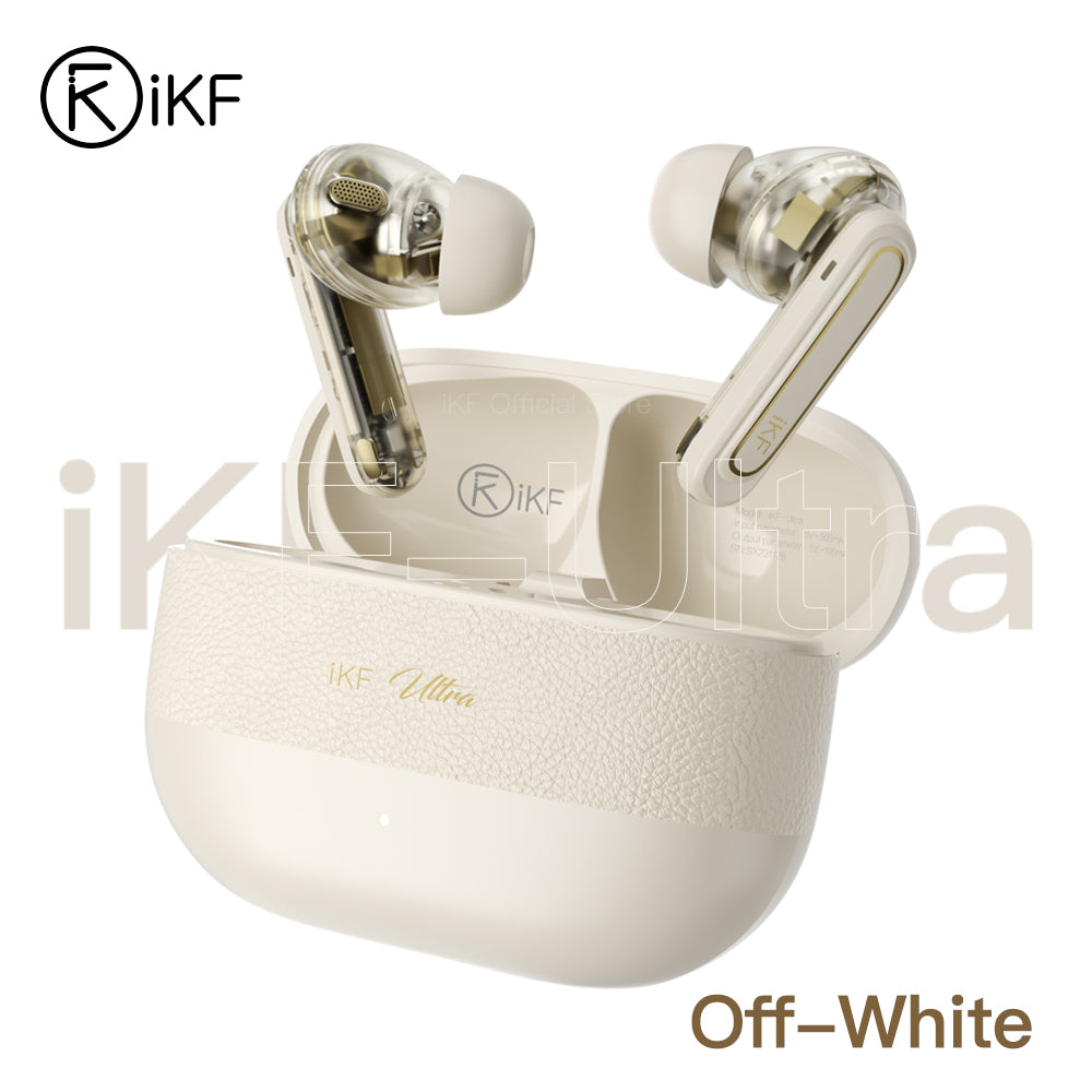 iKF Ultra Wireless Earbuds Active Noise Reducation Bluetooth Earphones Dual-Decive Connection ENC Call Reducation Game Mode