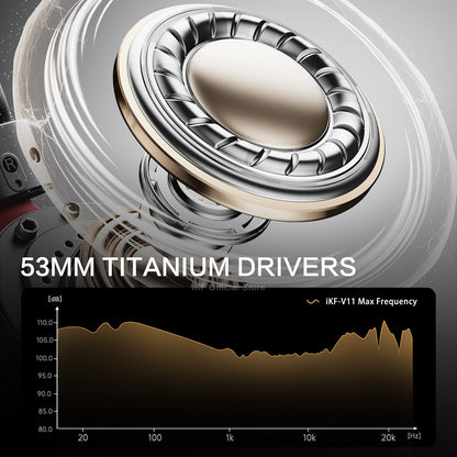 iKF V11 Max Wireless 2.4G Bluetooth Headphones Gaming Wired Headset 260H Playtime with Microphone for iOS/Android PC