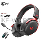 iKF V11 Pro Wireless 2.4G Bluetooth Headphones Gaming Wired Headset Esports