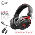 iKF V11 Pro Wireless 2.4G Bluetooth Headphones Gaming Wired Headset 125H Playtime 3.5mm for iOS/Android PC