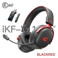 iKF V11 Pro 2.0 Wireless 2.4G Bluetooth Headphones Gaming Wired Headset Esports