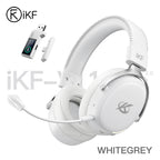 iKF V11 Pro 2.0 Wireless 2.4G Bluetooth Headphones Gaming Wired Headset Esports