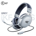 iKF V11S Wired Headphones Gaming Headset 7.1 Surround Sound 3.5mm USB-C Port
