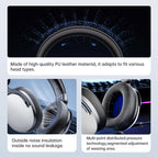 iKF V12 Wired Gaming Headset Over-Ear Headphones for 7.1 Surround Sound