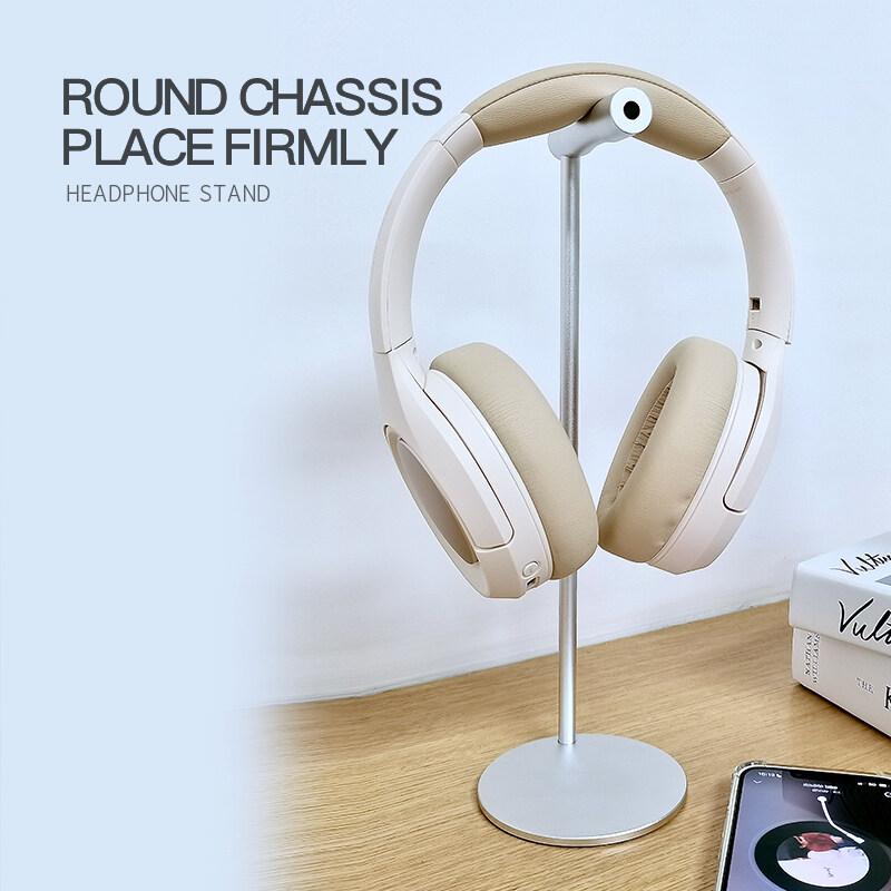 iKF Headphone Stand Holder Universal Aluminum Alloy Gaming Headset Support Desk Headphone Display Rack Hanger