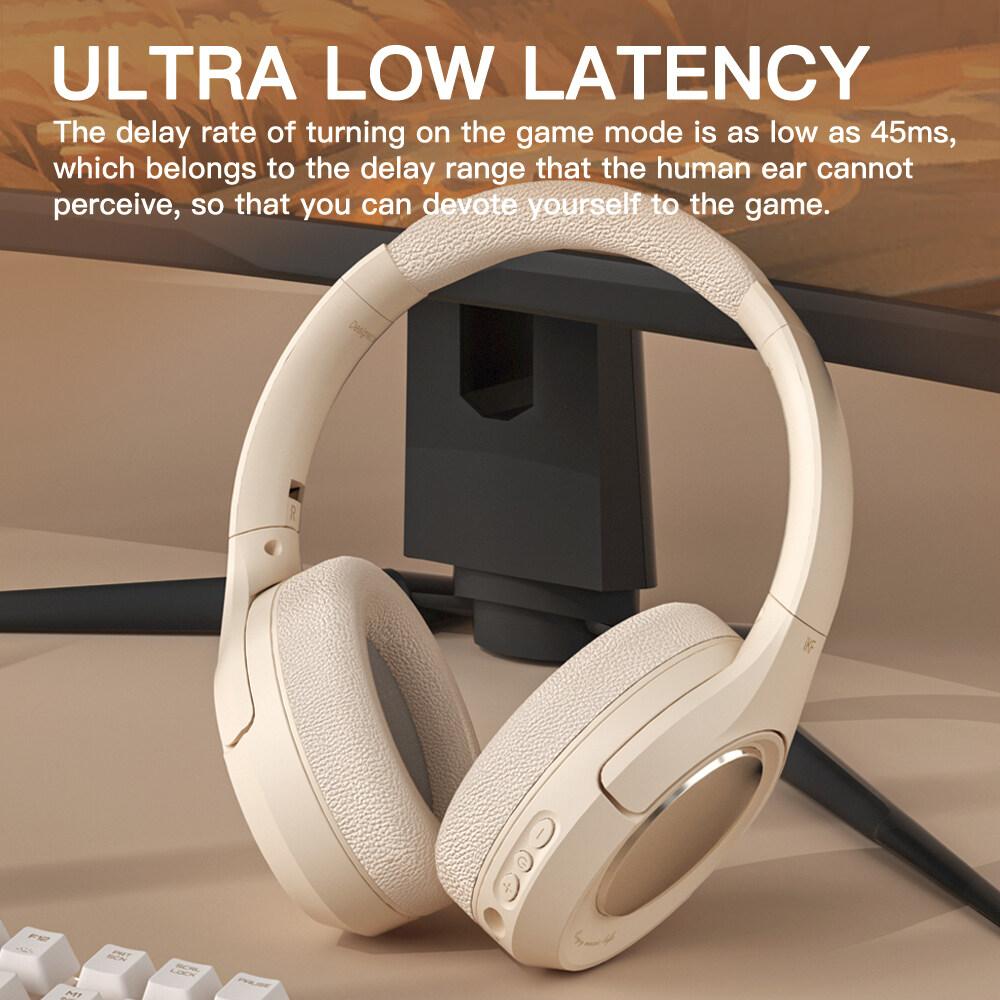 iKF T2 Bluetooth Wireless Headphone Power Bass Stereo Sound with Microphone Wired Headset Gaming Mode 50 hours Play Time for online class