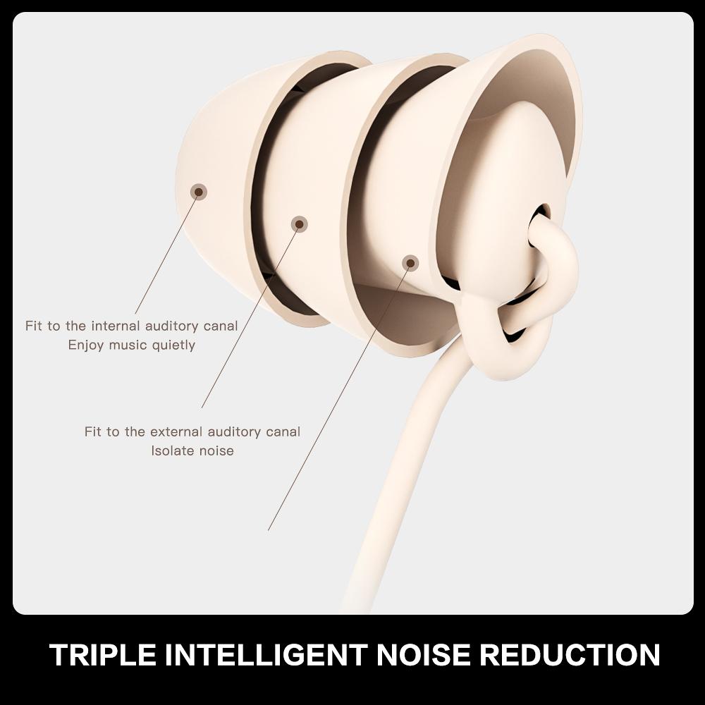 iKF Sleep Wired Earphone Type-C High-quality Sound Insulation and Noise Canceling Microphone In-ear Earphone, Compatible with ios/Android