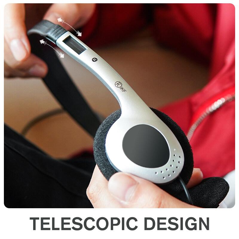 Lightweight comfortable online headphones