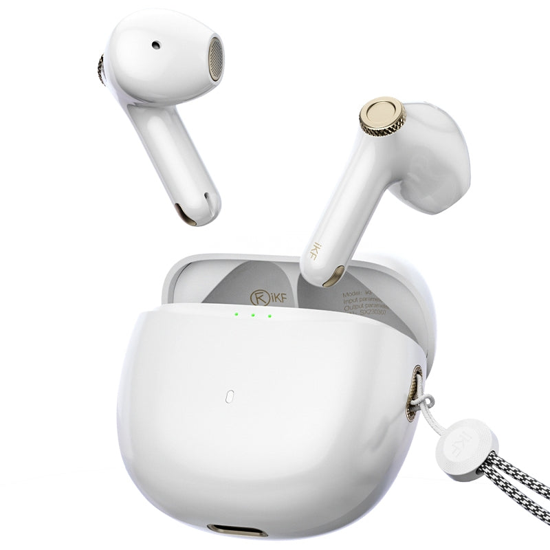 iKF Find Max6 Wireless Earbuds ,Qualcomm Chip ,Adaptive Noise Cancelling ,36 hours ,6 Mic Bluetooth 5.3 Earphones for iOS and  Android
