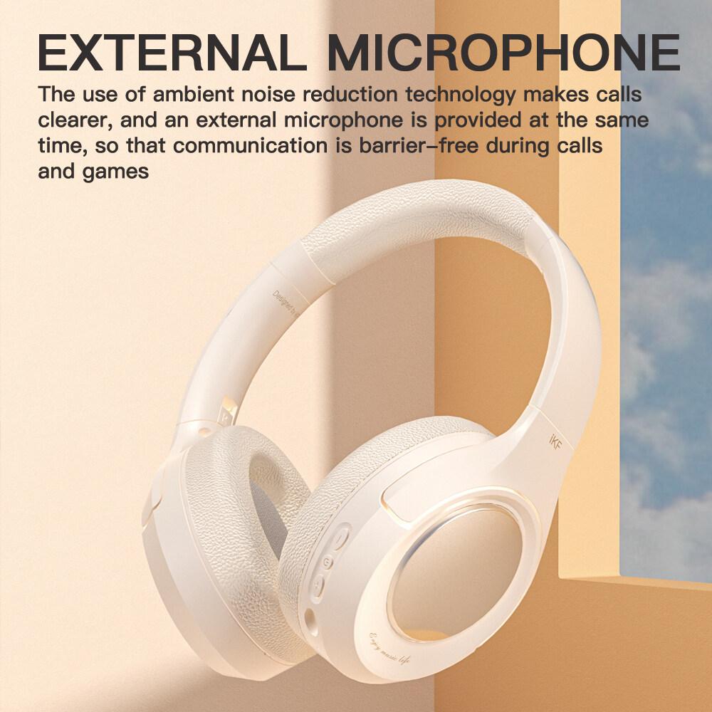 iKF T2 Bluetooth Wireless Headphone Power Bass Stereo Sound with Micro